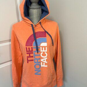 Women's The North Face Orange Hoodie GUC Size M/M
